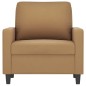 vidaXL Sillón de terciopelo marrón 60 cm vidaXL Sillón de terciopelo marrón 60 cm