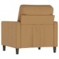 vidaXL Sillón de terciopelo marrón 60 cm vidaXL Sillón de terciopelo marrón 60 cm