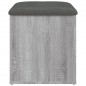 vidaXL Banco con almacenaje madera ingeniería gris Sonoma 42x42x45 cm vidaXL Banco con almacenaje madera ingeniería gris Sonoma 42x42x45 cm