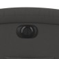 vidaXL Sillón reclinable eléctrico de cuero auténtico gris vidaXL Sillón reclinable eléctrico de cuero auténtico gris