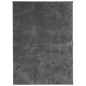 vidaXL Alfombra de pelo corto suave lavable HUARTE antracita 140x200cm vidaXL Alfombra de pelo corto suave lavable HUARTE antracita 140x200cm