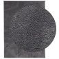 vidaXL Alfombra de pelo corto suave lavable HUARTE antracita 140x200cm vidaXL Alfombra de pelo corto suave lavable HUARTE antracita 140x200cm