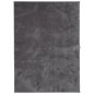 vidaXL Alfombra de pelo corto suave lavable HUARTE antracita 160x230cm
