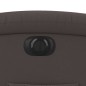 vidaXL Sillón reclinable eléctrico de cuero auténtico marrón oscuro vidaXL Sillón reclinable eléctrico de cuero auténtico marrón oscuro