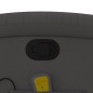 vidaXL Sillón reclinable de masaje elevable cuero auténtico gris vidaXL Sillón reclinable de masaje elevable cuero auténtico gris