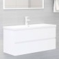 vidaXL Mueble con lavabo madera de ingeniería blanco vidaXL Mueble con lavabo madera de ingeniería blanco
