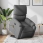 vidaXL Silla de masaje reclinable de pie de tela gris oscuro vidaXL Silla de masaje reclinable de pie de tela gris oscuro