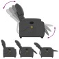 vidaXL Silla de masaje reclinable de pie de tela gris oscuro vidaXL Silla de masaje reclinable de pie de tela gris oscuro