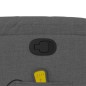 vidaXL Silla de masaje reclinable de pie de tela gris oscuro vidaXL Silla de masaje reclinable de pie de tela gris oscuro