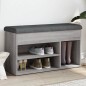 vidaXL Banco zapatero madera de ingeniería gris Sonoma 82x32x45,5 cm vidaXL Banco zapatero madera de ingeniería gris Sonoma 82x32x45,5 cm