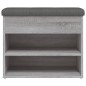 vidaXL Banco zapatero madera de ingeniería gris Sonoma 62x32x50 cm vidaXL Banco zapatero madera de ingeniería gris Sonoma 62x32x50 cm