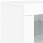 vidaXL Aparador con luces LED blanco 142,5x37x67 cm vidaXL Aparador con luces LED blanco 142,5x37x67 cm