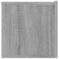 vidaXL Muebles TV 2 uds madera contrachapada gris Sonoma 80x30x30 cm