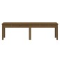 vidaXL Banco jardín 2 plazas madera maciza pino marrón 159,5x44x45 cm vidaXL Banco jardín 2 plazas madera maciza pino marrón 159,5x44x45 cm