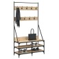 vidaXL Perchero con zapatero roble Sonoma 100x40x184 cm vidaXL Perchero con zapatero roble Sonoma 100x40x184 cm