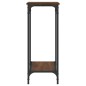 vidaXL Mesa consola madera de ingeniería roble marrón 75x30,5x75 cm vidaXL Mesa consola madera de ingeniería roble marrón 75x30,5x75 cm