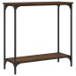 vidaXL Mesa consola madera de ingeniería roble marrón 75x30,5x75 cm vidaXL Mesa consola madera de ingeniería roble marrón 75x30,5x75 cm