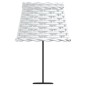 vidaXL Pantalla para lámpara mimbre blanco Ø20x15 cm vidaXL Pantalla para lámpara mimbre blanco Ø20x15 cm