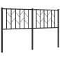 vidaXL Cabecero de metal negro 140 cm vidaXL Cabecero de metal negro 140 cm