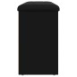 vidaXL Banco zapatero madera de ingeniería negro 102x32x50 cm vidaXL Banco zapatero madera de ingeniería negro 102x32x50 cm