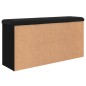 vidaXL Banco zapatero madera de ingeniería negro 102x32x50 cm vidaXL Banco zapatero madera de ingeniería negro 102x32x50 cm