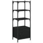 vidaXL Librería de 3 estantes madera ingeniería negro 41x30x109,5 cm vidaXL Librería de 3 estantes madera ingeniería negro 41x30x109,5 cm