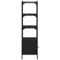 vidaXL Librería de 3 estantes madera ingeniería negro 41x30x109,5 cm vidaXL Librería de 3 estantes madera ingeniería negro 41x30x109,5 cm