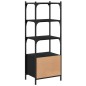 vidaXL Librería de 3 estantes madera ingeniería negro 41x30x109,5 cm vidaXL Librería de 3 estantes madera ingeniería negro 41x30x109,5 cm