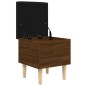 vidaXL Banco con almacenaje madera ingeniería roble marrón 42x42x46 cm vidaXL Banco con almacenaje madera ingeniería roble marrón 42x42x46 cm