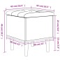vidaXL Banco con almacenaje madera ingeniería roble ahumado 42x42x46cm vidaXL Banco con almacenaje madera ingeniería roble ahumado 42x42x46cm