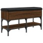vidaXL Banco zapatero madera de ingeniería marrón roble 82x32x45 cm vidaXL Banco zapatero madera de ingeniería marrón roble 82x32x45 cm