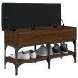 vidaXL Banco zapatero madera de ingeniería marrón roble 82x32x45 cm vidaXL Banco zapatero madera de ingeniería marrón roble 82x32x45 cm