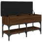 vidaXL Banco zapatero madera de ingeniería marrón roble 82x32x45 cm vidaXL Banco zapatero madera de ingeniería marrón roble 82x32x45 cm