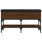 vidaXL Banco zapatero madera de ingeniería marrón roble 82x32x45 cm vidaXL Banco zapatero madera de ingeniería marrón roble 82x32x45 cm
