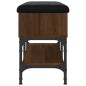 vidaXL Banco zapatero madera de ingeniería marrón roble 82x32x45 cm vidaXL Banco zapatero madera de ingeniería marrón roble 82x32x45 cm