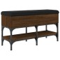 vidaXL Banco zapatero madera de ingeniería marrón roble 82x32x45 cm vidaXL Banco zapatero madera de ingeniería marrón roble 82x32x45 cm