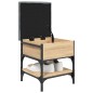 vidaXL Banco zapatero madera de ingeniería roble Sonoma 42x42x45 cm vidaXL Banco zapatero madera de ingeniería roble Sonoma 42x42x45 cm