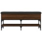 vidaXL Banco zapatero madera de ingeniería marrón roble 102x32x45 cm vidaXL Banco zapatero madera de ingeniería marrón roble 102x32x45 cm