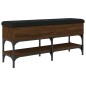vidaXL Banco zapatero madera de ingeniería marrón roble 102x32x45 cm vidaXL Banco zapatero madera de ingeniería marrón roble 102x32x45 cm