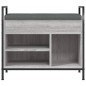 vidaXL Banco zapatero madera de ingeniería gris Sonoma 65,5x32x57,5 cm vidaXL Banco zapatero madera de ingeniería gris Sonoma 65,5x32x57,5 cm