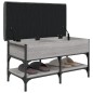 vidaXL Banco zapatero madera de ingeniería gris Sonoma 82x42x45 cm vidaXL Banco zapatero madera de ingeniería gris Sonoma 82x42x45 cm