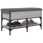 vidaXL Banco zapatero madera de ingeniería gris Sonoma 82x42x45 cm vidaXL Banco zapatero madera de ingeniería gris Sonoma 82x42x45 cm
