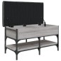 vidaXL Banco zapatero madera de ingeniería gris Sonoma 82x42x45 cm vidaXL Banco zapatero madera de ingeniería gris Sonoma 82x42x45 cm