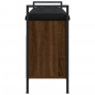 vidaXL Banco zapatero madera de ingeniería marrón roble 85,5x32x57,5cm vidaXL Banco zapatero madera de ingeniería marrón roble 85,5x32x57,5cm