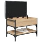 vidaXL Banco zapatero madera de ingeniería roble Sonoma 62x42x45 cm vidaXL Banco zapatero madera de ingeniería roble Sonoma 62x42x45 cm