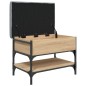 vidaXL Banco zapatero madera de ingeniería roble Sonoma 62x42x45 cm vidaXL Banco zapatero madera de ingeniería roble Sonoma 62x42x45 cm