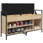 vidaXL Banco zapatero madera ingeniería roble Sonoma 105,5x32x57,5 cm vidaXL Banco zapatero madera ingeniería roble Sonoma 105,5x32x57,5 cm