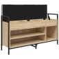 vidaXL Banco zapatero madera ingeniería roble Sonoma 105,5x32x57,5 cm vidaXL Banco zapatero madera ingeniería roble Sonoma 105,5x32x57,5 cm