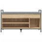 vidaXL Banco zapatero madera ingeniería roble Sonoma 105,5x32x57,5 cm vidaXL Banco zapatero madera ingeniería roble Sonoma 105,5x32x57,5 cm