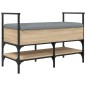 vidaXL Banco zapatero madera de ingeniería roble Sonoma 85,5x42x57,5cm vidaXL Banco zapatero madera de ingeniería roble Sonoma 85,5x42x57,5cm